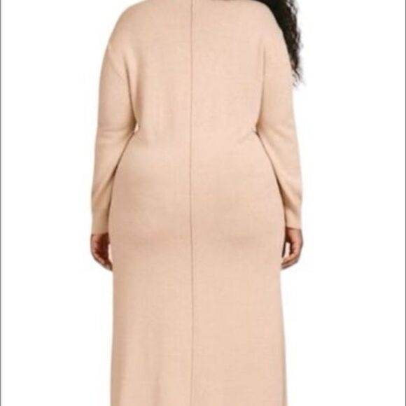 BNWT Cashmere/Cotton 11 Honore Oatmeal Nola Sweater Dress 3X. Retails $288 - Picture 9 of 11